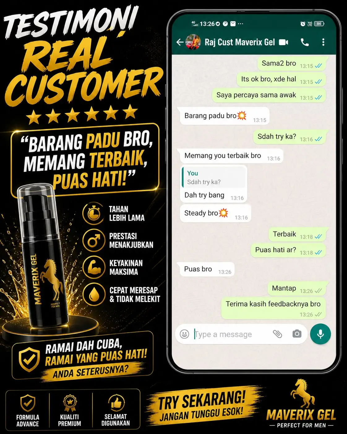 MAVERIX GEL 6 TESTIMONI MAVERIX GEL
